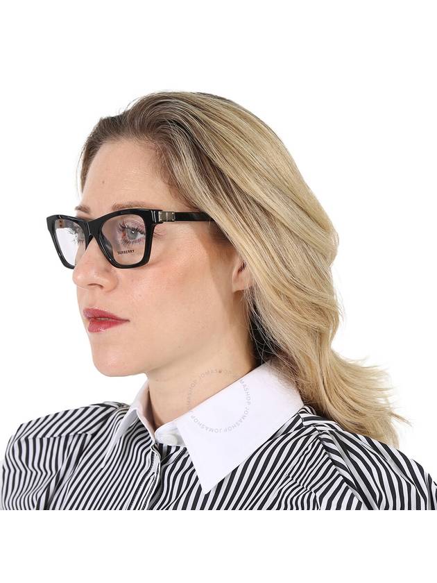 Eyewear Demo Square Eyeglasses Black - BURBERRY - BALAAN 3