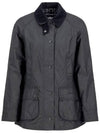 Beadnell Wax Zip-up Jacket Black - BARBOUR - BALAAN 2