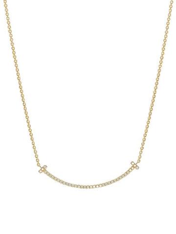 T Smile Pendant Necklace Gold - TIFFANY & CO. - BALAAN 1