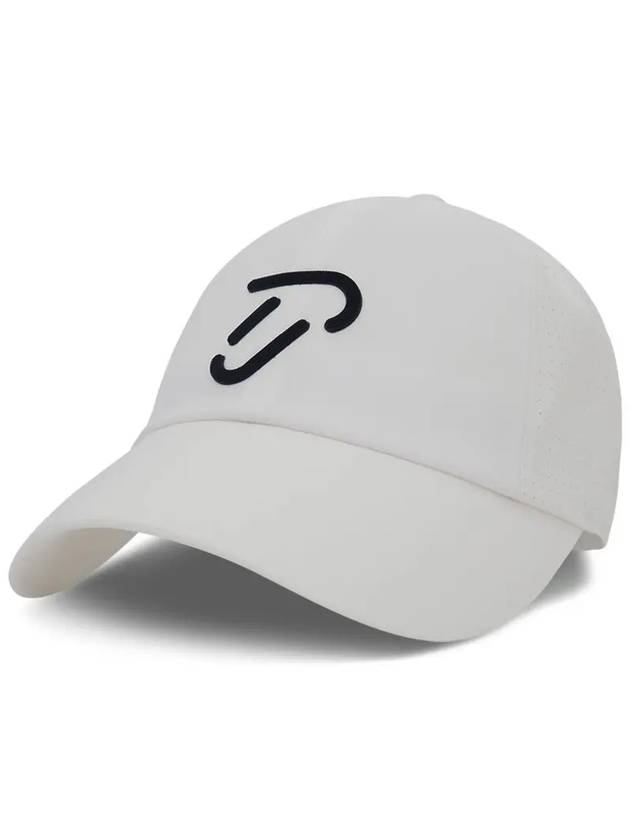 Wide perforated golf ball cap IPU3MCP713 WH - IJP DESIGN - BALAAN 3