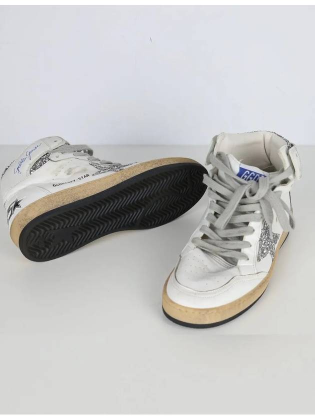 Sky star glitter logo sneakers 37 - GOLDEN GOOSE - BALAAN 4