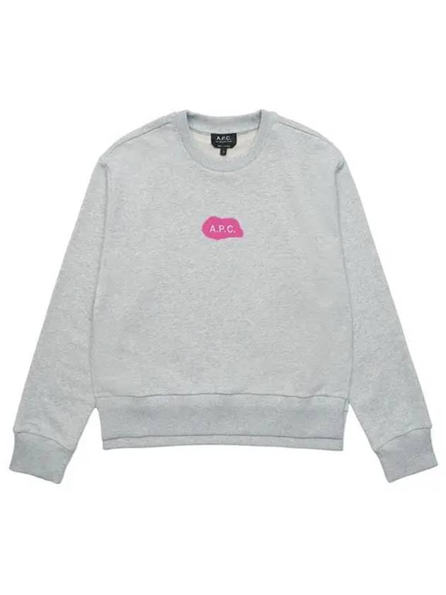 Women's Civile Logo Sweatshirt Light Grey - A.P.C. - BALAAN 2