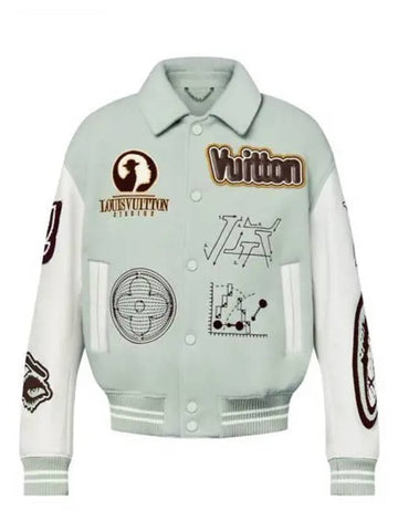 Varsity Leather Blouson 1ABZJQ - LOUIS VUITTON - BALAAN 1