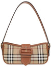 Buckle Strap Check Sling Shoulder Bag Beige - BURBERRY - BALAAN 3