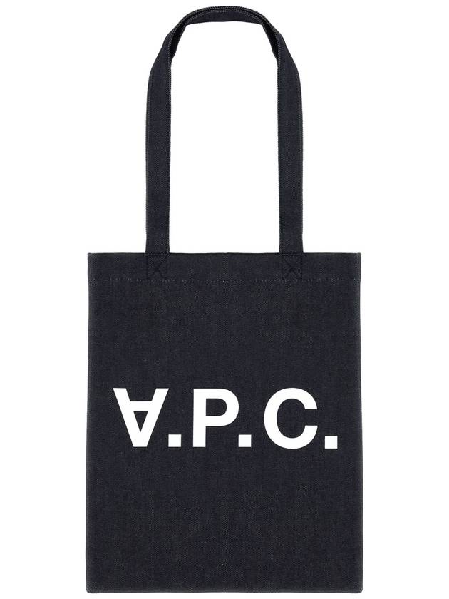 Laure logo denim tote bag blue - A.P.C. - BALAAN 2