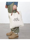 Double RL Logo Cross Bag Tote Bag Canvas Bag - POLO RALPH LAUREN - BALAAN 2