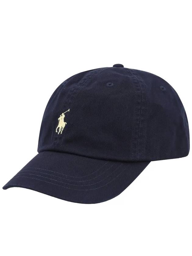 Embroidered Pony Ball Cap Navy - POLO RALPH LAUREN - BALAAN 3