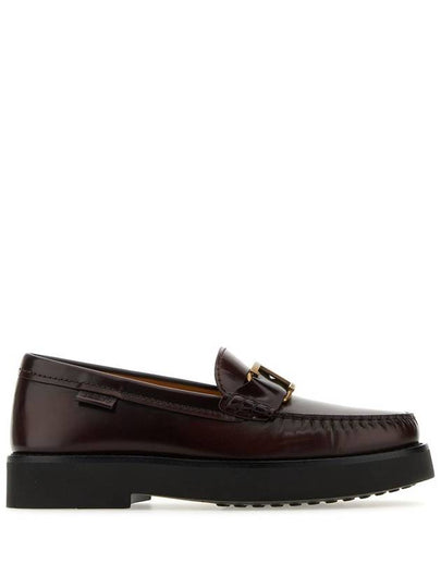 Women's T Timeless Leather Loafer Brown - TOD'S - BALAAN 2