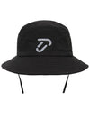 Logo point eyelet bucket hat IPU3SCP705 BK - IJP DESIGN - BALAAN 1