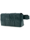 Intrecciato Cassette Mini Belt Bag Rain Tree Green - BOTTEGA VENETA - BALAAN 3