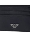 Silver Eagle Logo Card Wallet Black - EMPORIO ARMANI - BALAAN 7