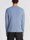 Couture Embroidered Cashmere Jersey Knit Top Blue - DIOR - BALAAN 8