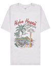 Easy Aloha Short Sleeve T Shirt 024 02W9ET013 VINTAGEWHITE - RE/DONE - BALAAN 1