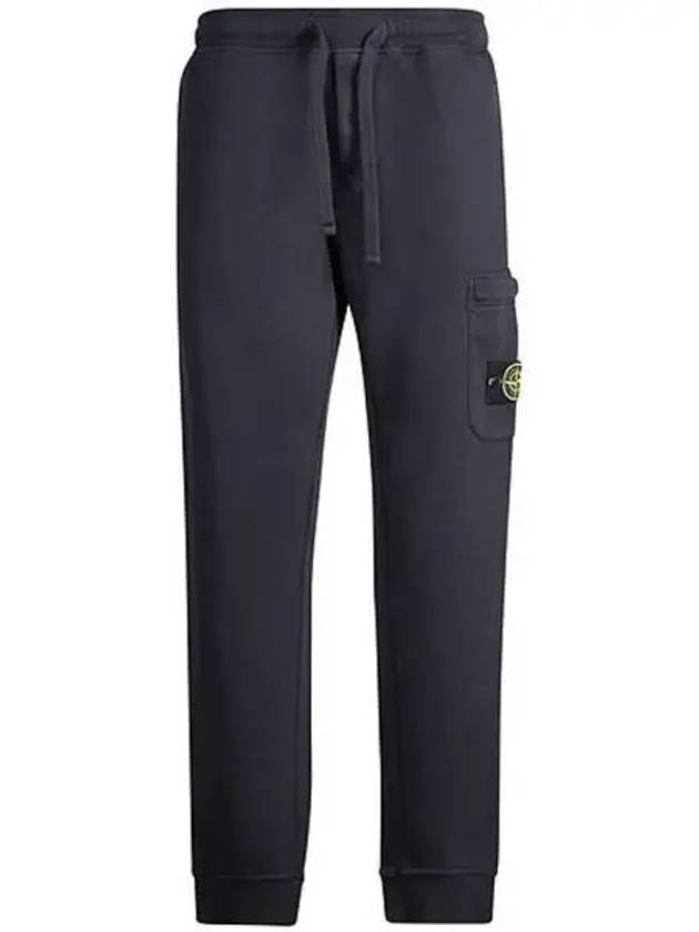 Men's Wappen Patch Jogger Pants Navy - STONE ISLAND - BALAAN 2