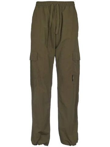 Straight Leg Drawstring Ankle Ripstop Cargo Pants 3640MP75247094_37 - MSGM - BALAAN 1