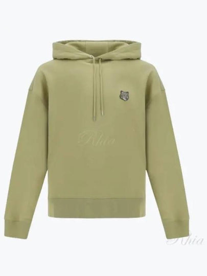 Bold Fox Head Patch Oversize Hoodie Green - MAISON KITSUNE - BALAAN 2