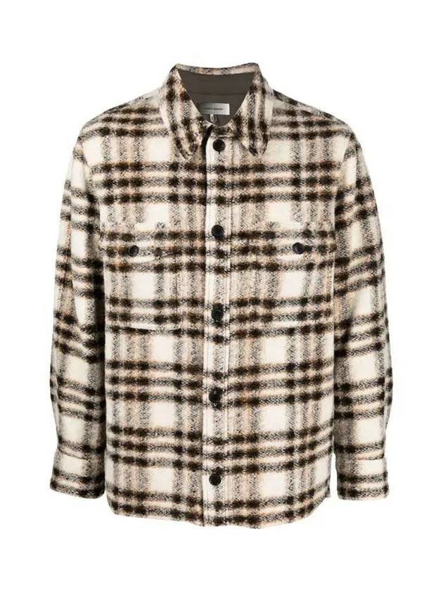 Kerbont Check Shirt Jacket - ISABEL MARANT - BALAAN 3