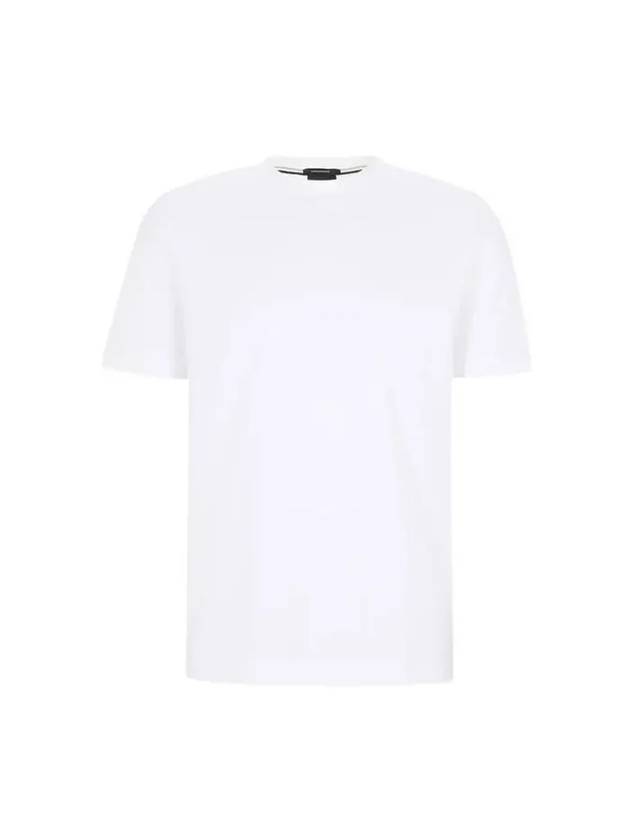 SS23 Cotton Jersey Logo T-Shirt White 50468347 - HUGO BOSS - BALAAN 1