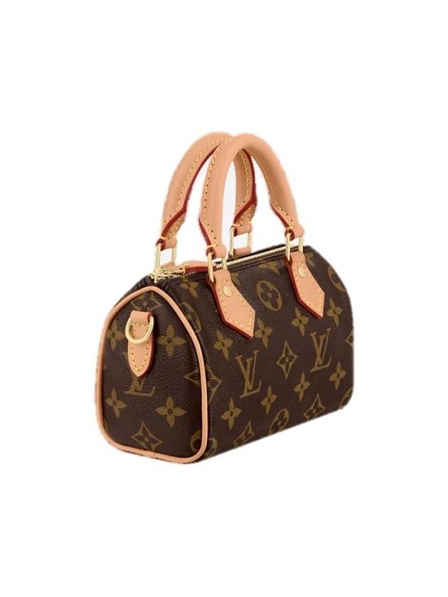 Nano Speedy Monogram Tote Bag Brown - LOUIS VUITTON - BALAAN 3