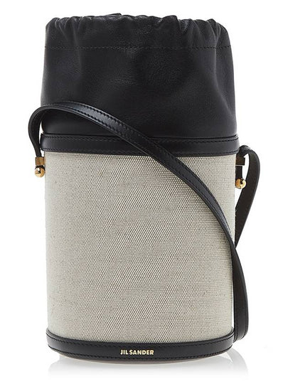 Taos Mini Bucket Bag Ivory Black - JIL SANDER - BALAAN 2