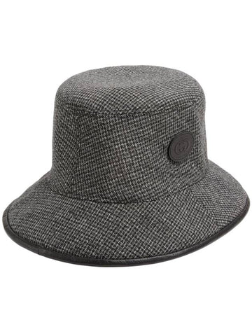 GG Reversible Bucket Hat Grey - GUCCI - BALAAN 1