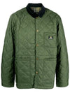 Kenning Quilting  Logo Patch Jacket Green - BARBOUR - BALAAN 2