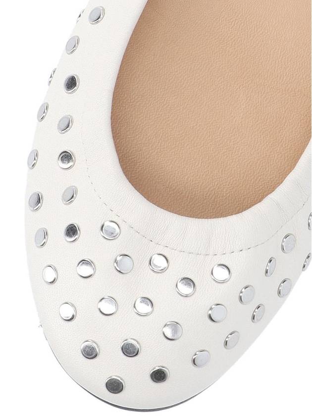 stud embellished leather ballerina shoes BN0005FAB1A31S - ISABEL MARANT - BALAAN 6