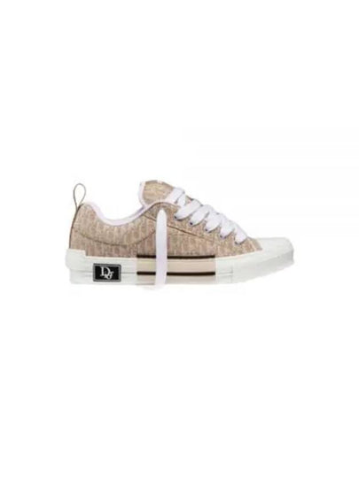 B23 Skater Oblique Jacquard Low Top Sneakers Beige - DIOR - BALAAN 2