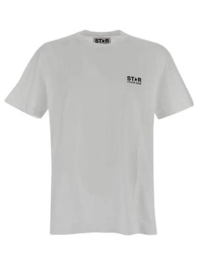 Star Logo Print Short Sleeve T-Shirt White - GOLDEN GOOSE - BALAAN 2