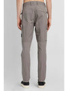 Compass Badge Gabardine Cargo Straight Pants Dove Grey - STONE ISLAND - BALAAN 4