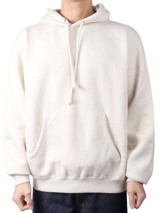 Men's Smooth Soft Brushed Hoodie Ivory A23AP01TU IVORY - AURALEE - BALAAN 1