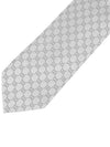 GG Pattern Silk Tie Silver - GUCCI - BALAAN 5