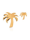 Palm Classic Earrings Gold - PALM ANGELS - BALAAN 1