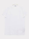 V-neck Short Sleeve T-Shirt White - JIL SANDER - BALAAN 2