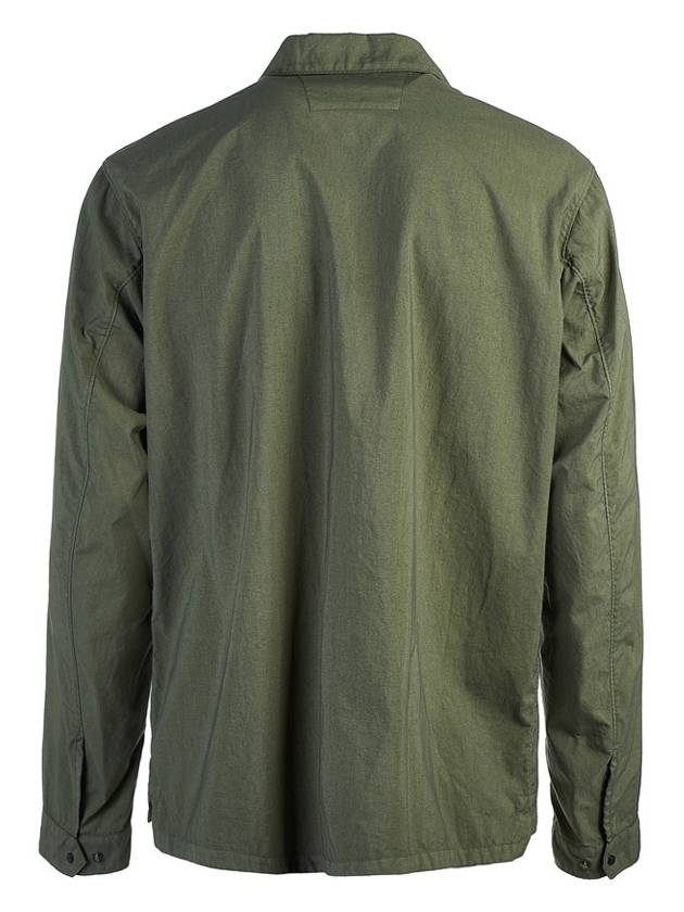 Tylon P Lens Overshirt Zip Up Jacket Green - CP COMPANY - BALAAN 4