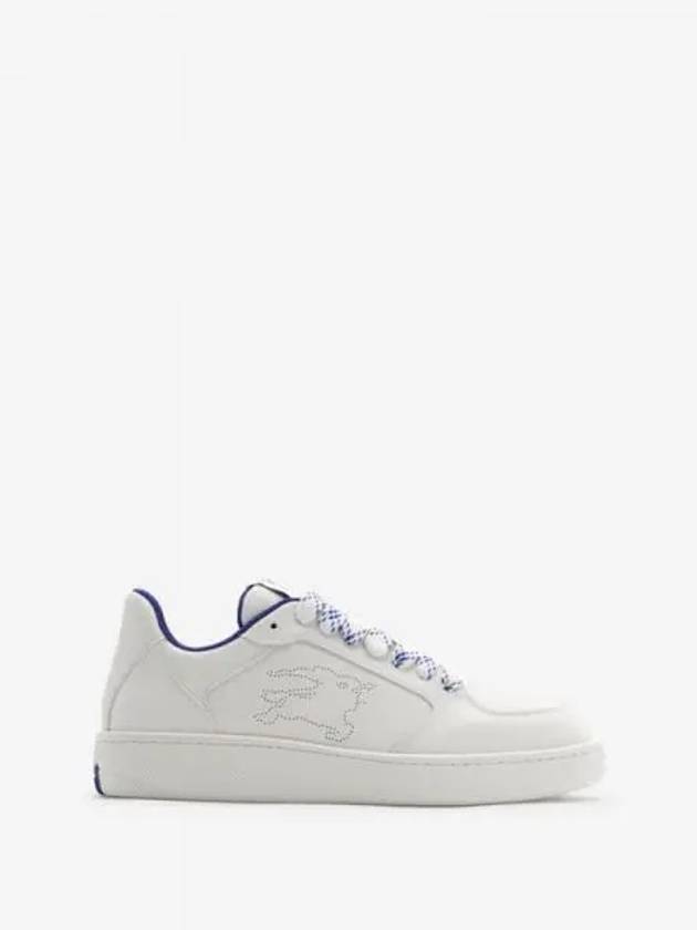 Stock Leather Low Top Sneakers White - BURBERRY - BALAAN 2