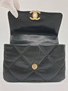 19 Lambskin Medium Hand Cross Bag Black - CHANEL - BALAAN 9