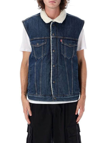 Levi'S Sherpa Type Iii Trucker Vest - LEVI'S - BALAAN 1