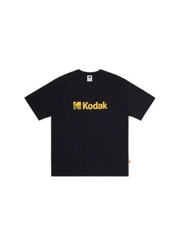 KODAK Apparel Big Logo Aero Cool Regular Fit Short Sleeve T Shirt BLACK - KODO - BALAAN 1