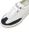 Fine Kid Suede Tech Runner Sneaker Navy - THOM BROWNE - BALAAN 8