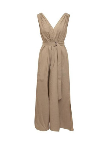 Midi Dress M0F79A5092 C8967 BROWN - BRUNELLO CUCINELLI - BALAAN 1