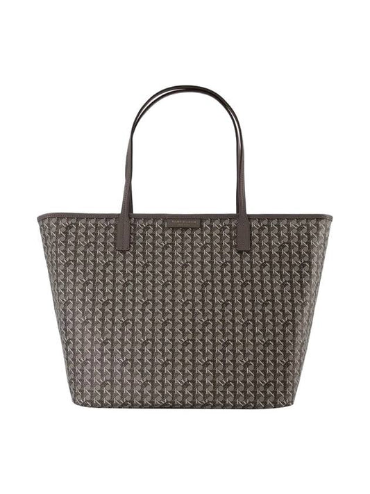 Ever Ready Zipper Tote Bag Grey - TORY BURCH - BALAAN 1