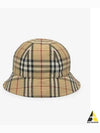 Vintage Check Nylon Bucket Hat Archive Beige - BURBERRY - BALAAN 2