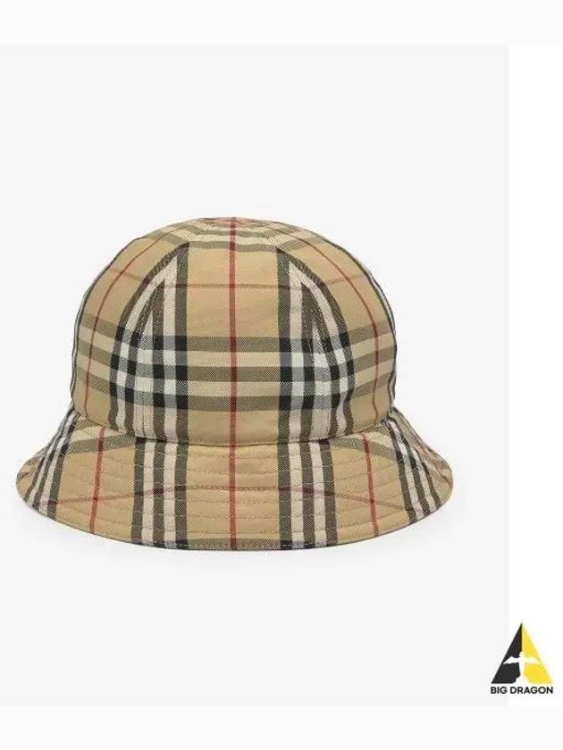 Vintage Check Nylon Bucket Hat Archive Beige - BURBERRY - BALAAN 2