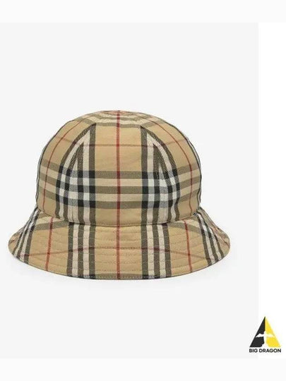 Vintage Check Nylon Bucket Hat Archive Beige - BURBERRY - BALAAN 2