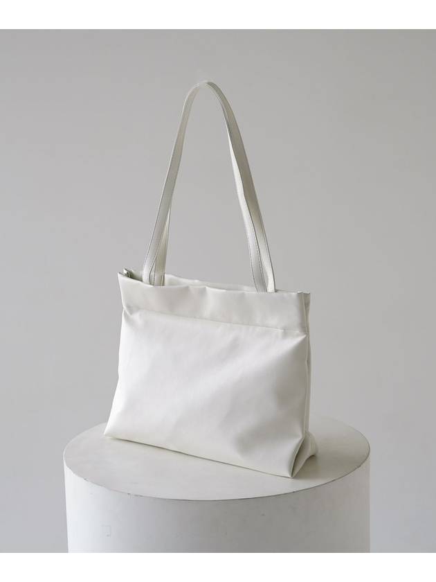 SQUARE BAG CREAM - ECRIT - BALAAN 2