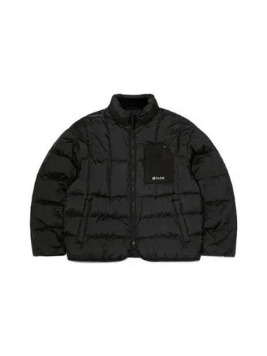 KODAK Apparel standard neck mid light down jacket BLACK - KODO - BALAAN 1