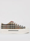 Vintage Check Cotton Sneakers Archive Beige - BURBERRY - BALAAN 3