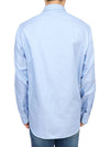 Men's Cotton Long Sleeve Shirt Blue - GUCCI - BALAAN 5