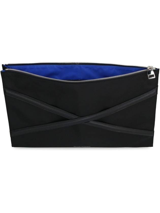 Harness Nylon Clutch Bag Black - ALEXANDER MCQUEEN - BALAAN 3